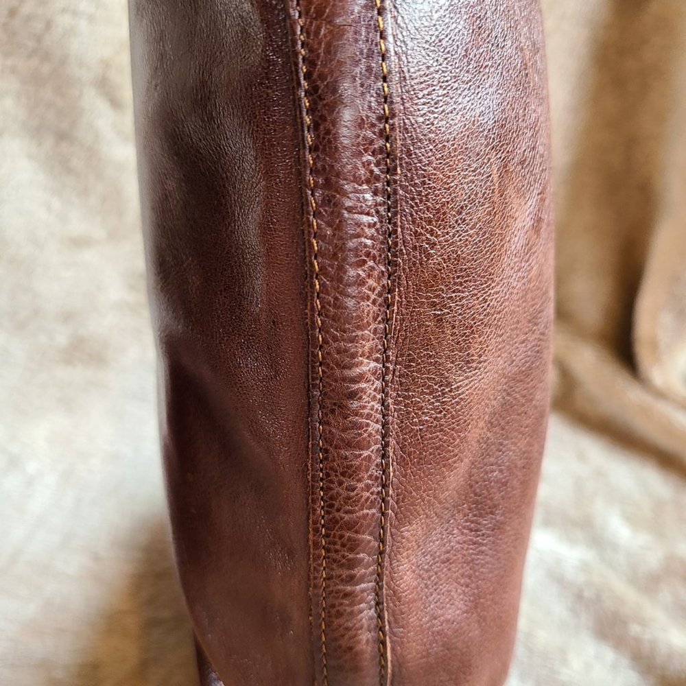 Joan & David Brown Leather Riding Boot - Picture 15 of 15